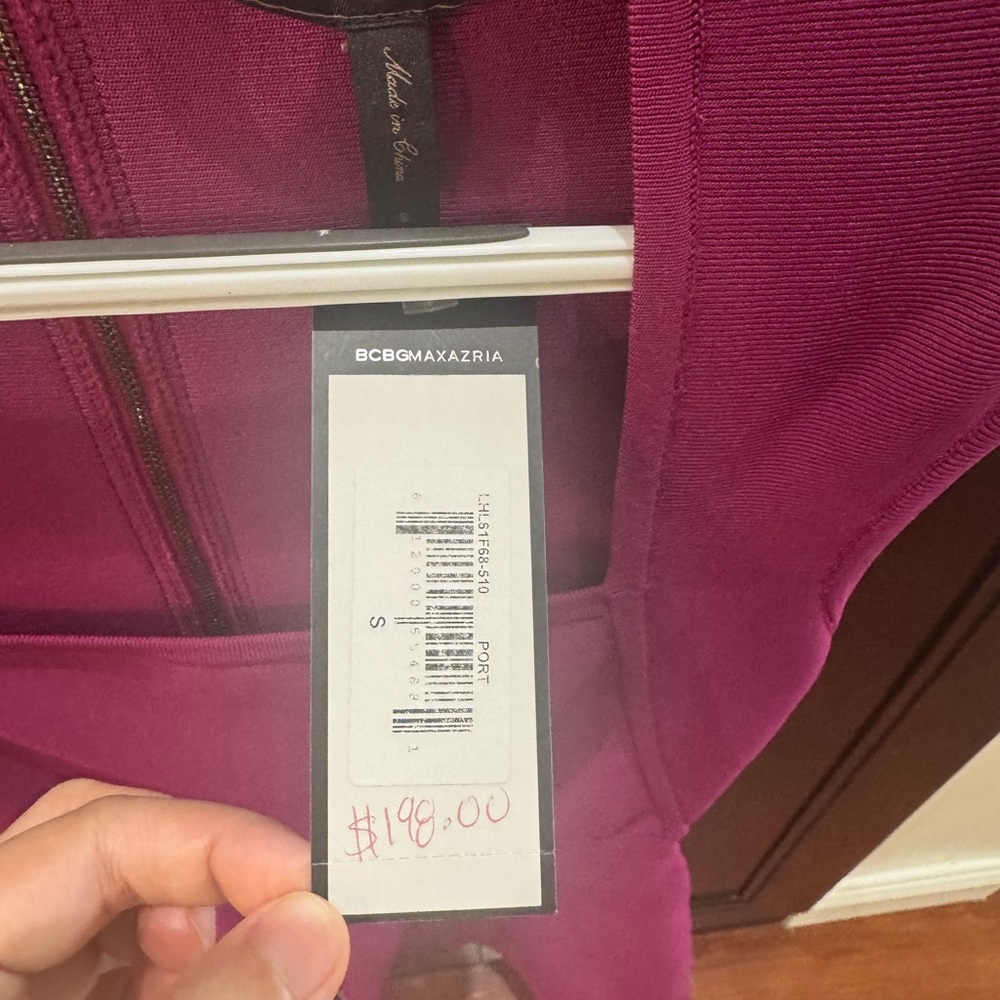 BCBGMaxAzria Fuchsia Mini Dress - Picture 3 of 4